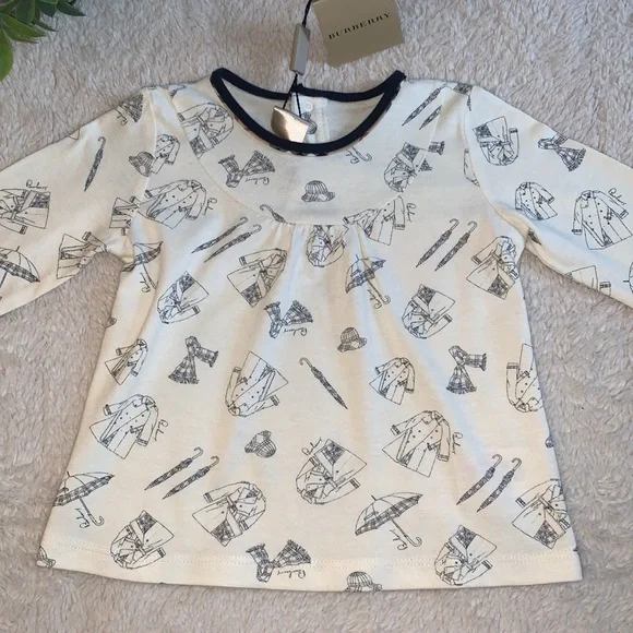 NWT Burberry Rainy Day Top 12M Baby Girl Raincoats & Umbrellas - Picture 1 of 14